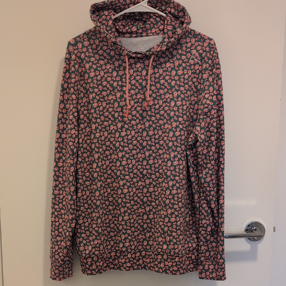 Rhoback Azalea Print Hoodie Pullover